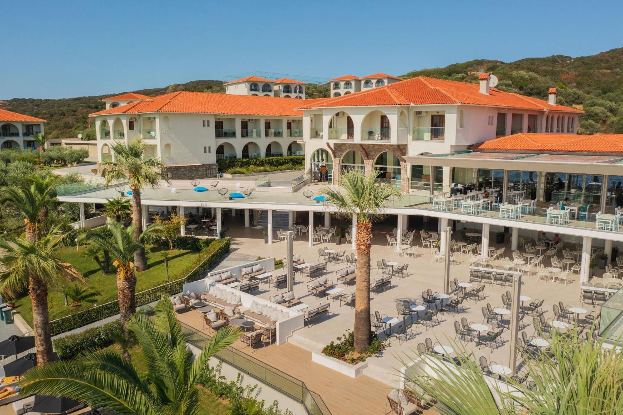Akrathos Beach Hotel Ouranoupoli Exterior photo