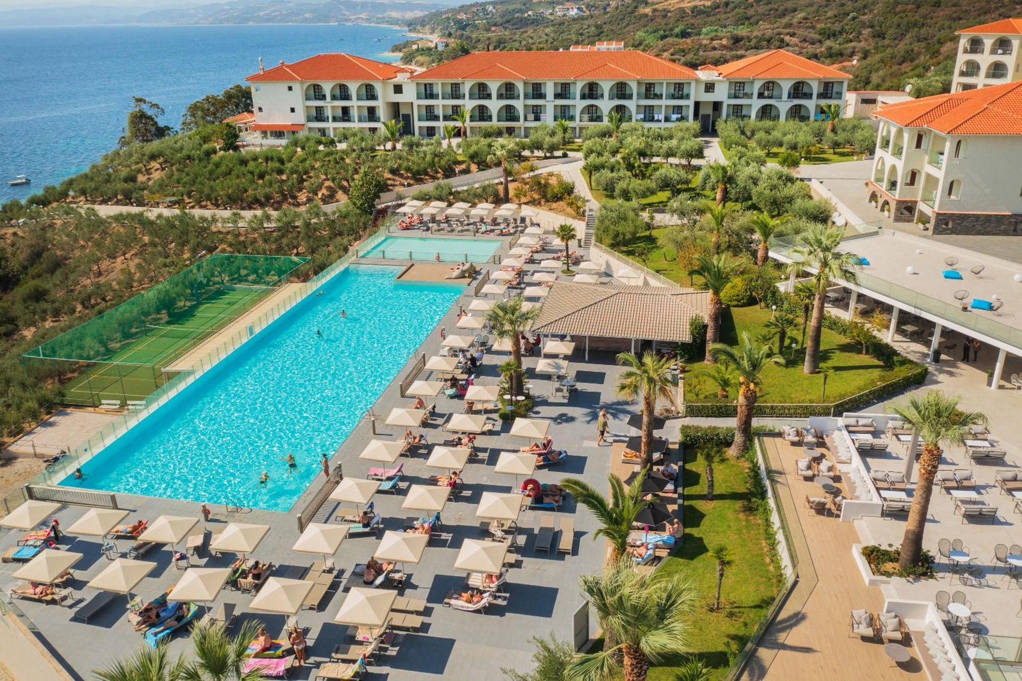 Akrathos Beach Hotel Ouranoupoli Exterior photo