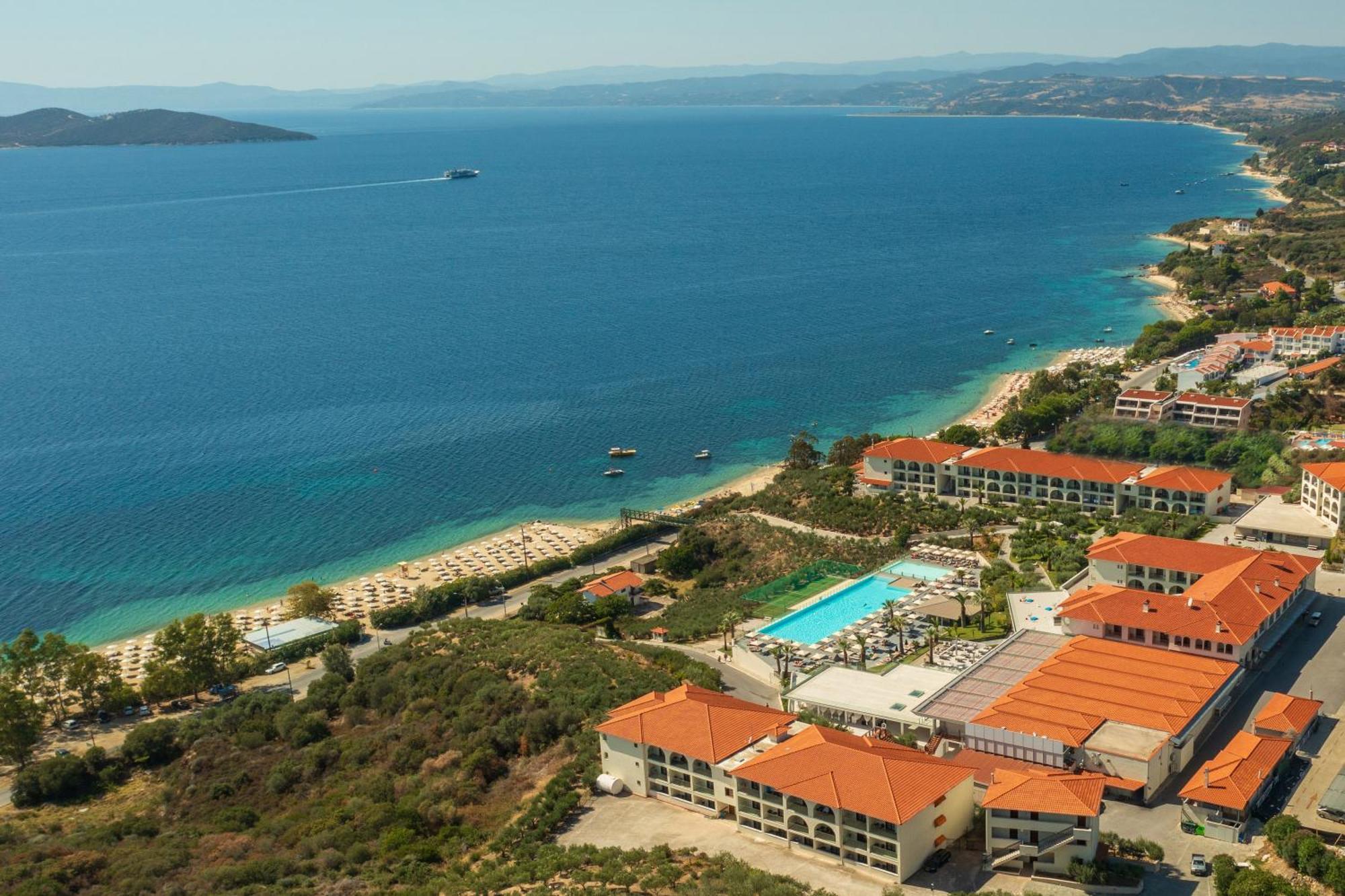 Akrathos Beach Hotel Ouranoupoli Exterior photo