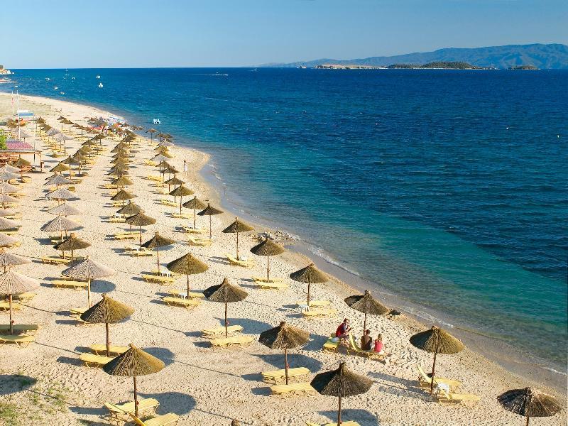 Akrathos Beach Hotel Ouranoupoli Exterior photo